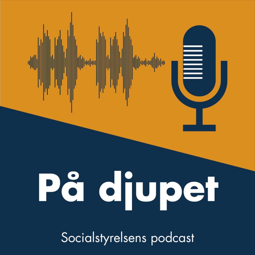 Framsidebild till på djupet - Socialstyrelsens podcast